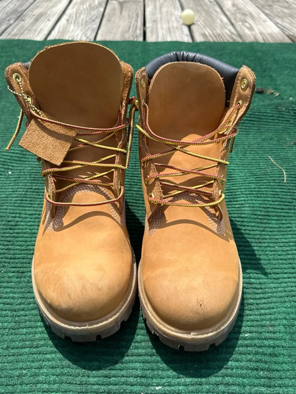 Timberland 6 Inch Premium Waterproof Boot 'Wheat' Nubuck Men’s Size 10